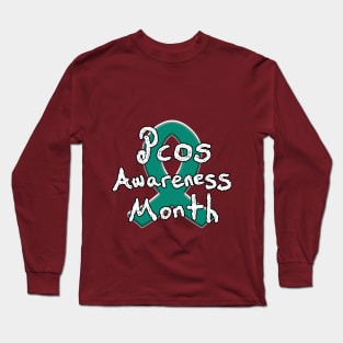 PCOS Awareness Month Long Sleeve T-Shirt